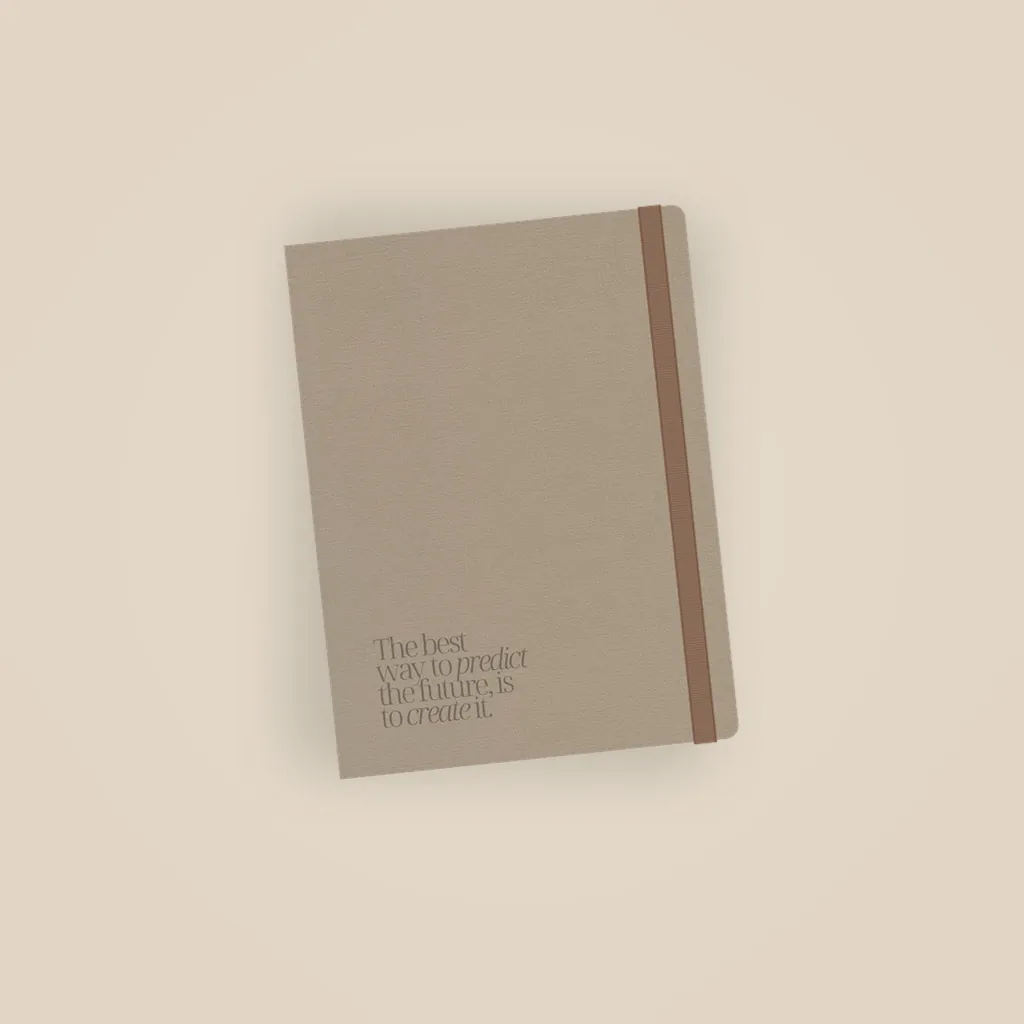 Workbook Be The Standard na beżowym tle